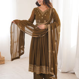 Alluring Georgette Anarkali Suit