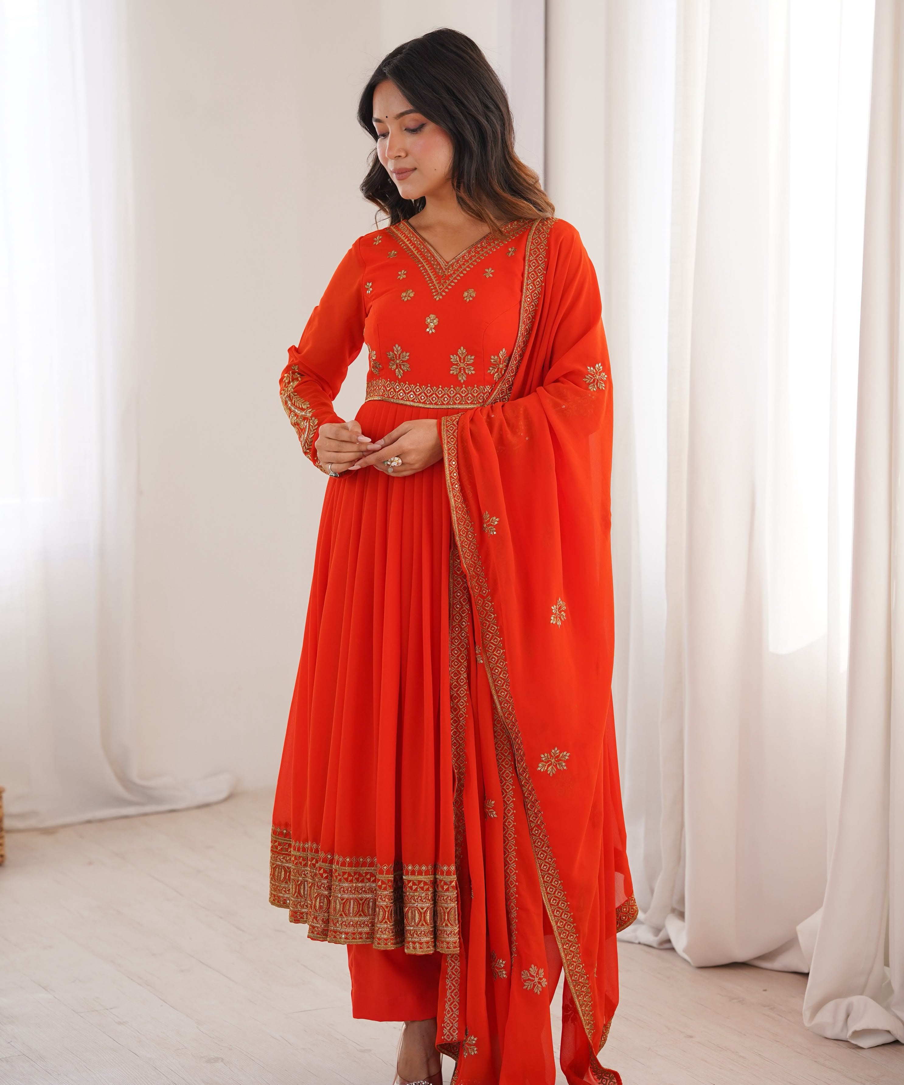 Alluring Georgette Anarkali Suit