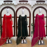 Classy Crafted Thredwork Anarkali Suit