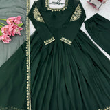 Classy Crafted Thredwork Anarkali Suit