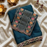 Majestic Star Georgette Saree