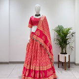 Classical Printed Rayon Lehenga