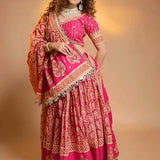 Classical Printed Rayon Lehenga