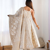 Alluring Banarasi Jacquard silk Gown