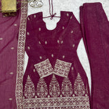 Fresh Look Crunchy Silk Suit