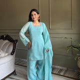 Prettyish Silk Farshi Salwar Suit