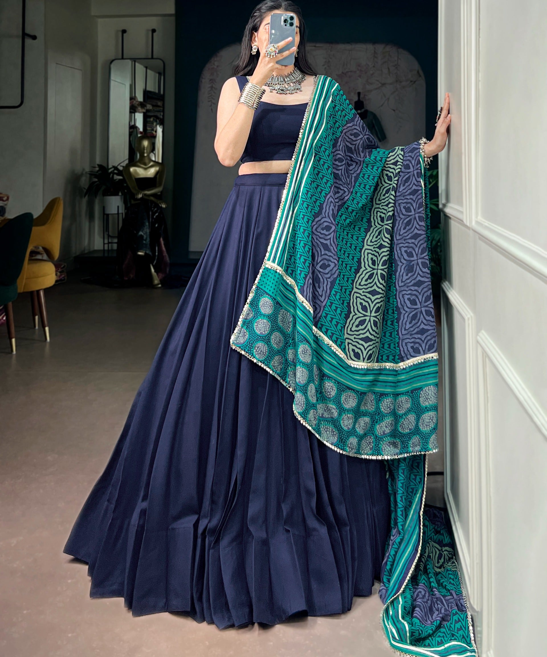 Festive Occasionally Rayon Lehenga