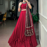Festive Occasionally Rayon Lehenga