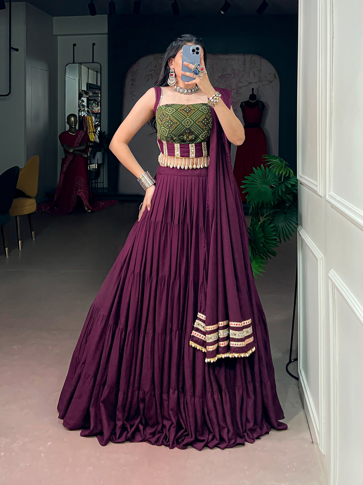 Graceful Rayon Lehenga Choli
