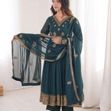 Showcasing Gerogette Anarkali Suit