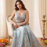 Festive Indo Classic Embroidered Suit