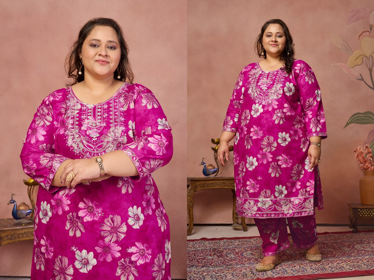 Sakhi Floral Print Cotton Suit