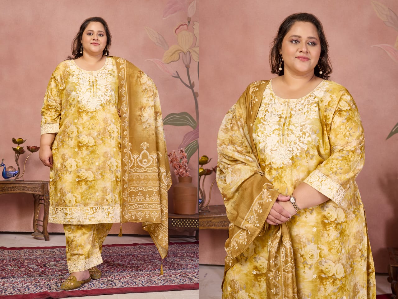 Sakhi Floral Print Cotton Suit