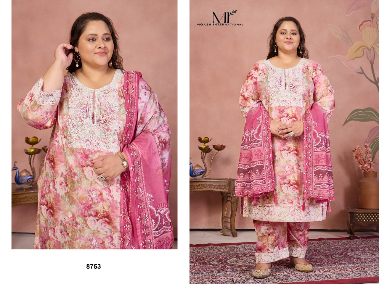 Sakhi Floral Print Cotton Suit