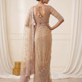 Luxurious Net Handwork Saree