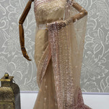 Luxurious Net Handwork Saree
