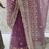 Luxurious Net Handwork Saree