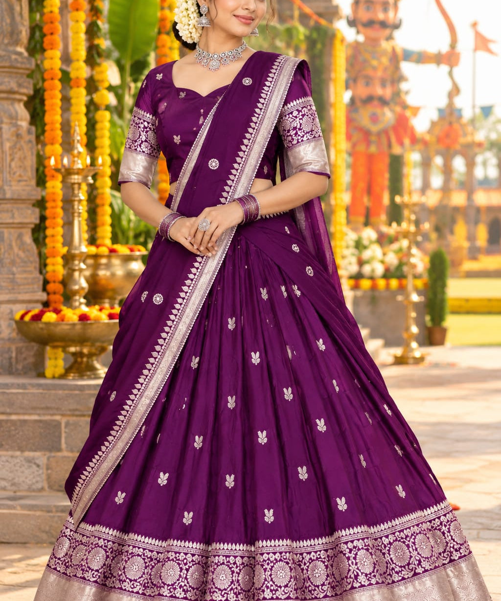 Elevate Traditional Soft Silk Lehenga
