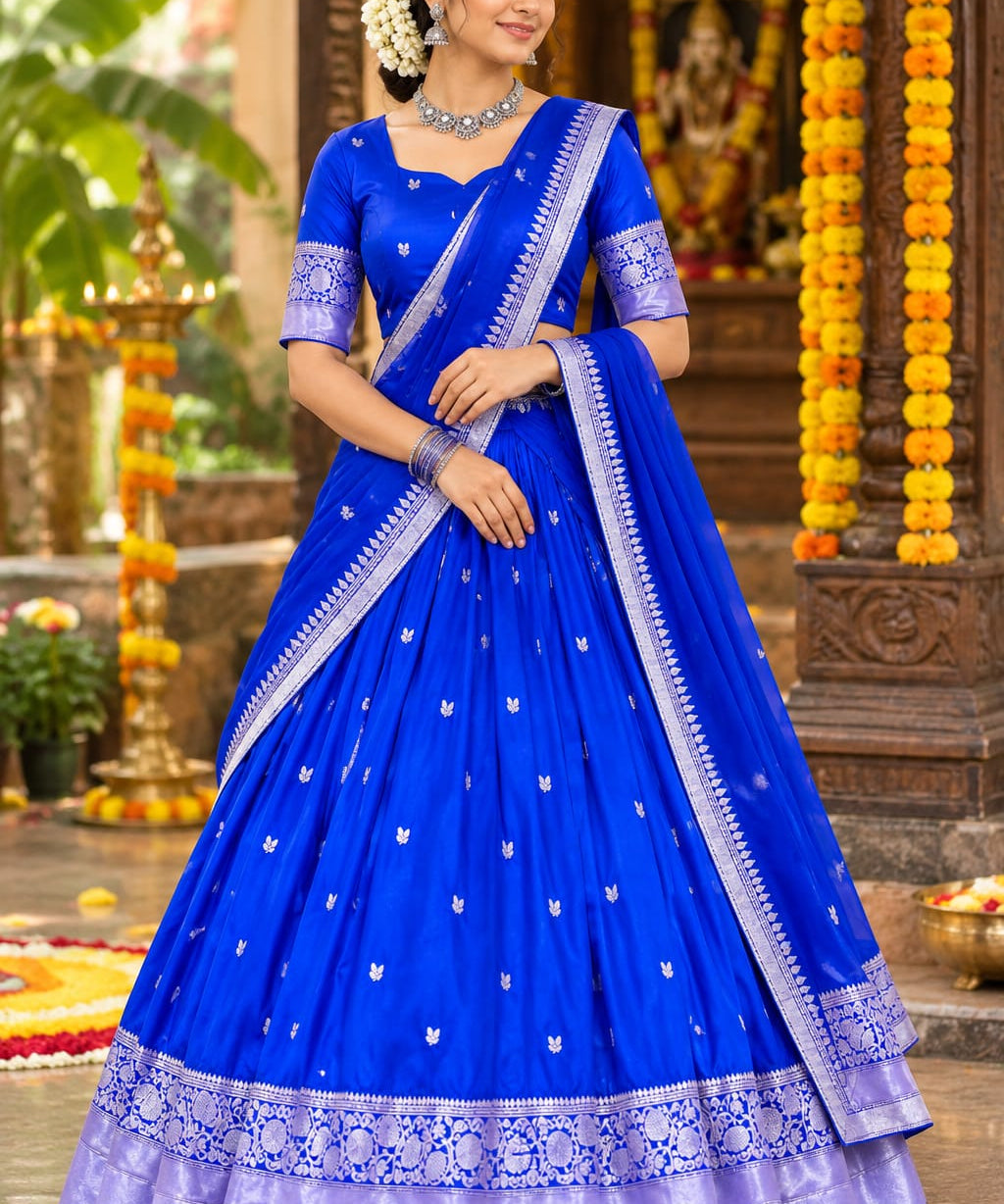 Elevate Traditional Soft Silk Lehenga