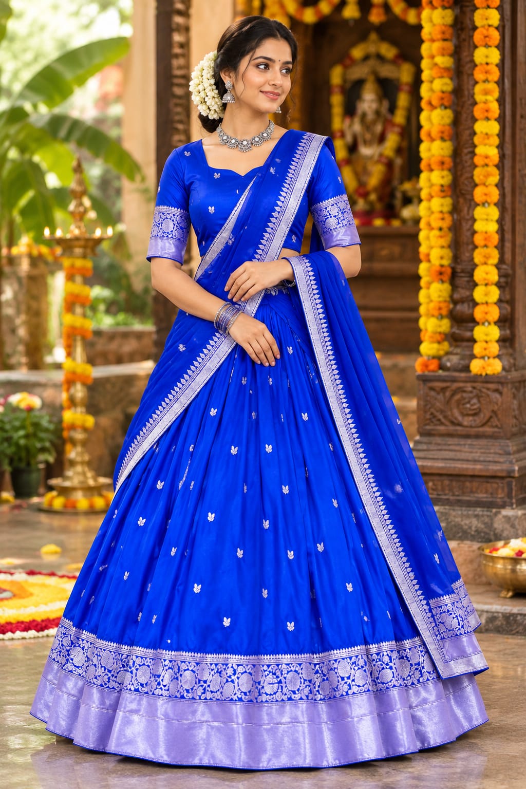 Elevate Traditional Soft Silk Lehenga