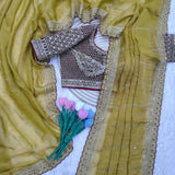 Premium Wedding Beads Work Saree