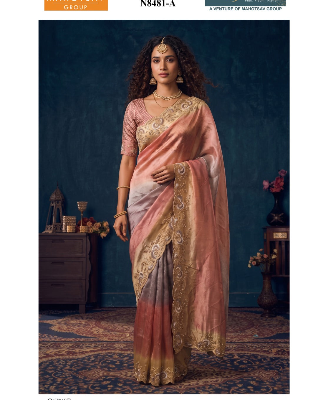 Sanskriti Bridal Organza Silk Saree