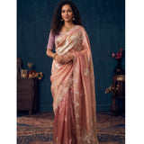 Sanskriti Bridal Organza Silk Saree