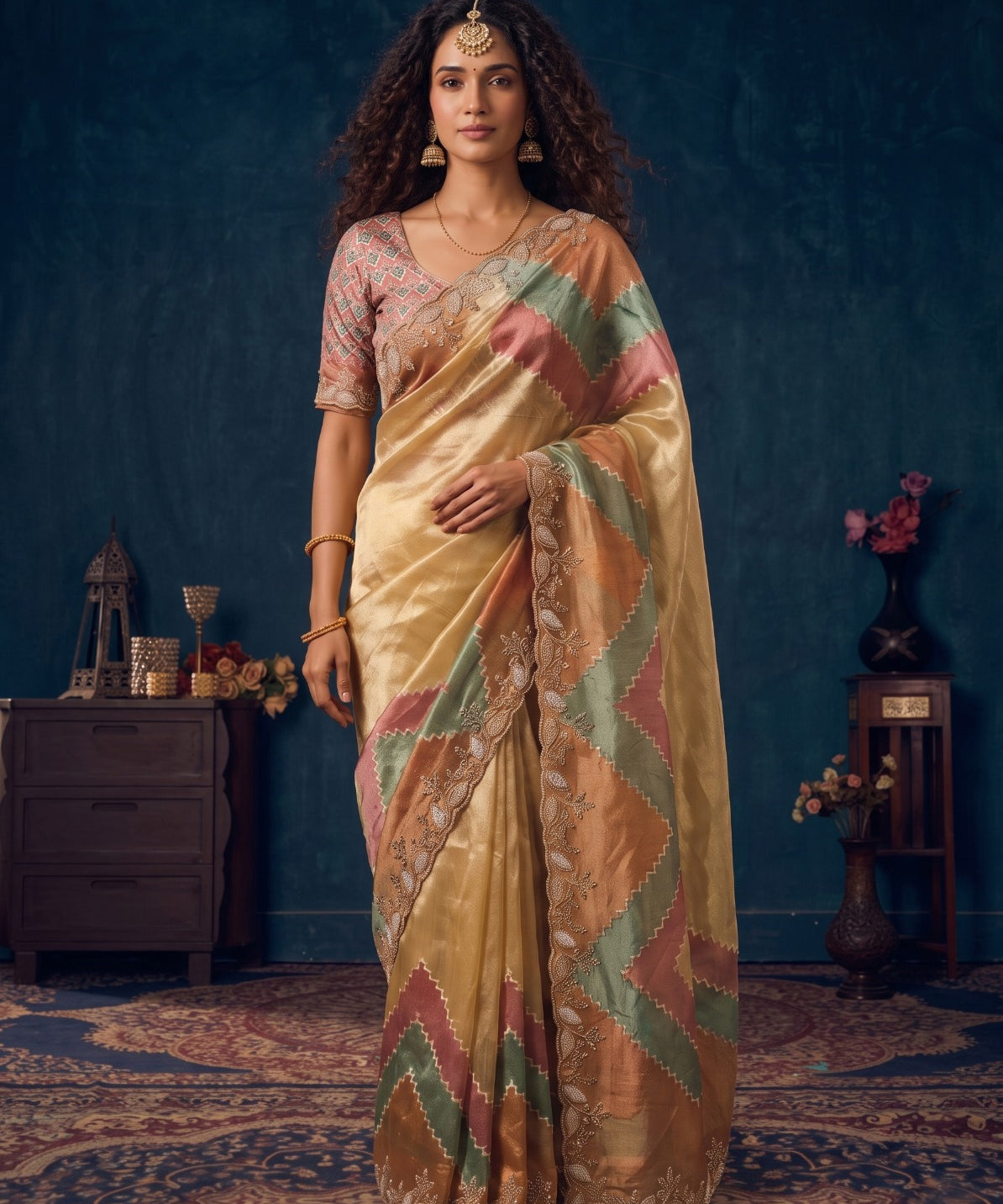 Sanskriti Bridal Organza Silk Saree