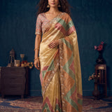 Sanskriti Bridal Organza Silk Saree