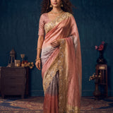 Sanskriti Bridal Organza Silk Saree