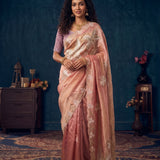 Sanskriti Bridal Organza Silk Saree