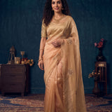 Sanskriti Bridal Organza Silk Saree