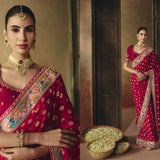 Suhag Wardrobe Bandhej Saree