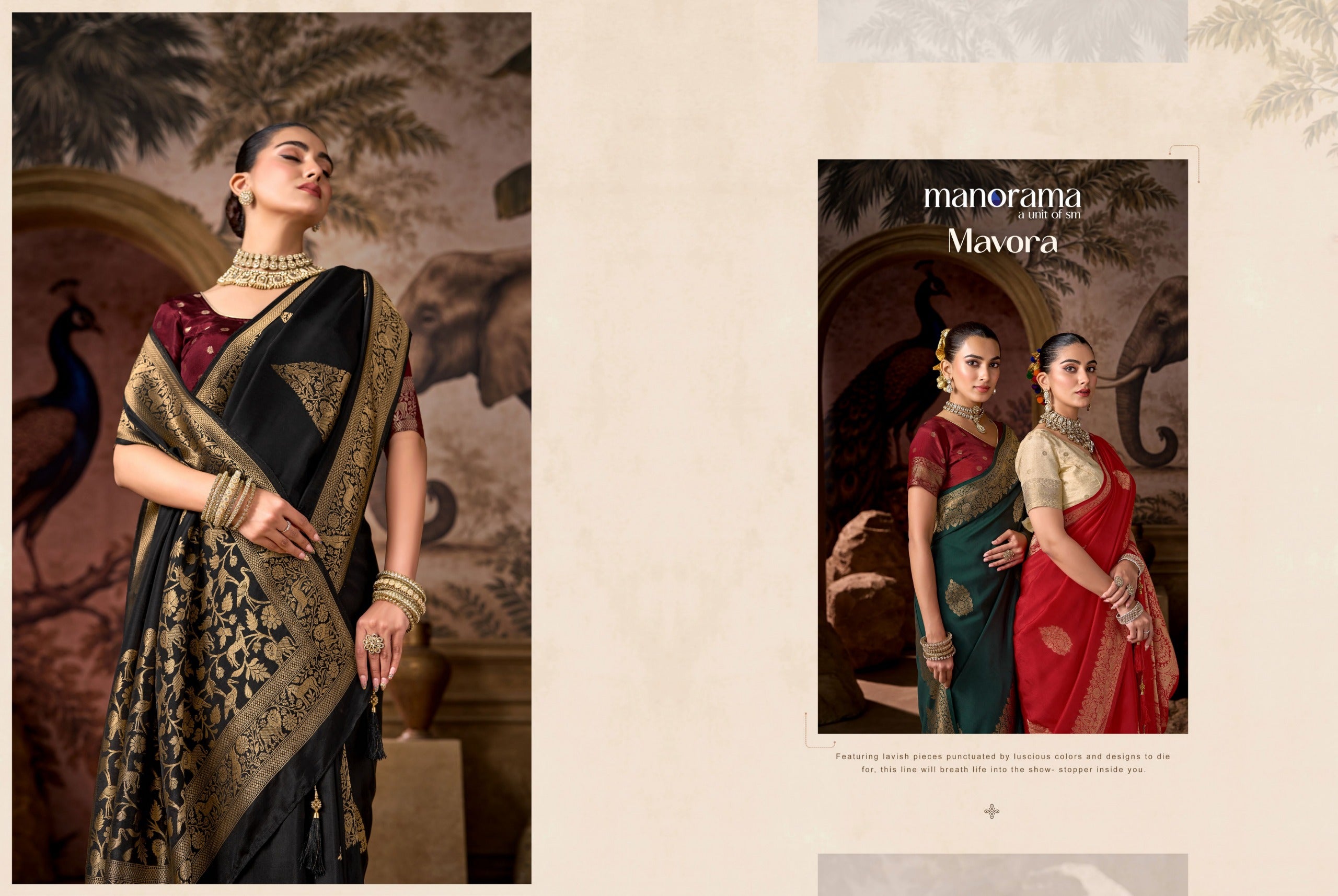 Manorama Premium Vsicose Silk Saree
