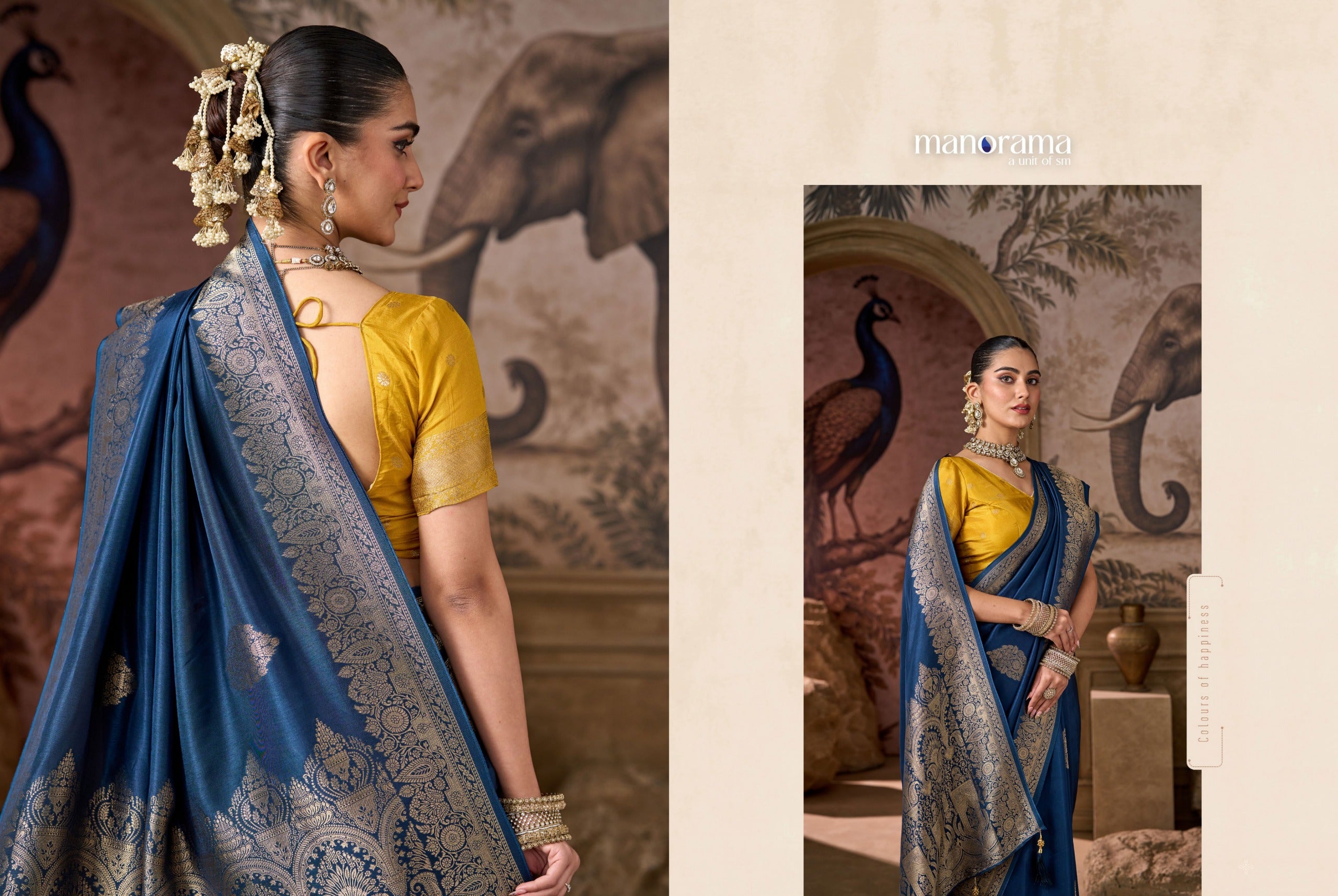 Manorama Premium Vsicose Silk Saree
