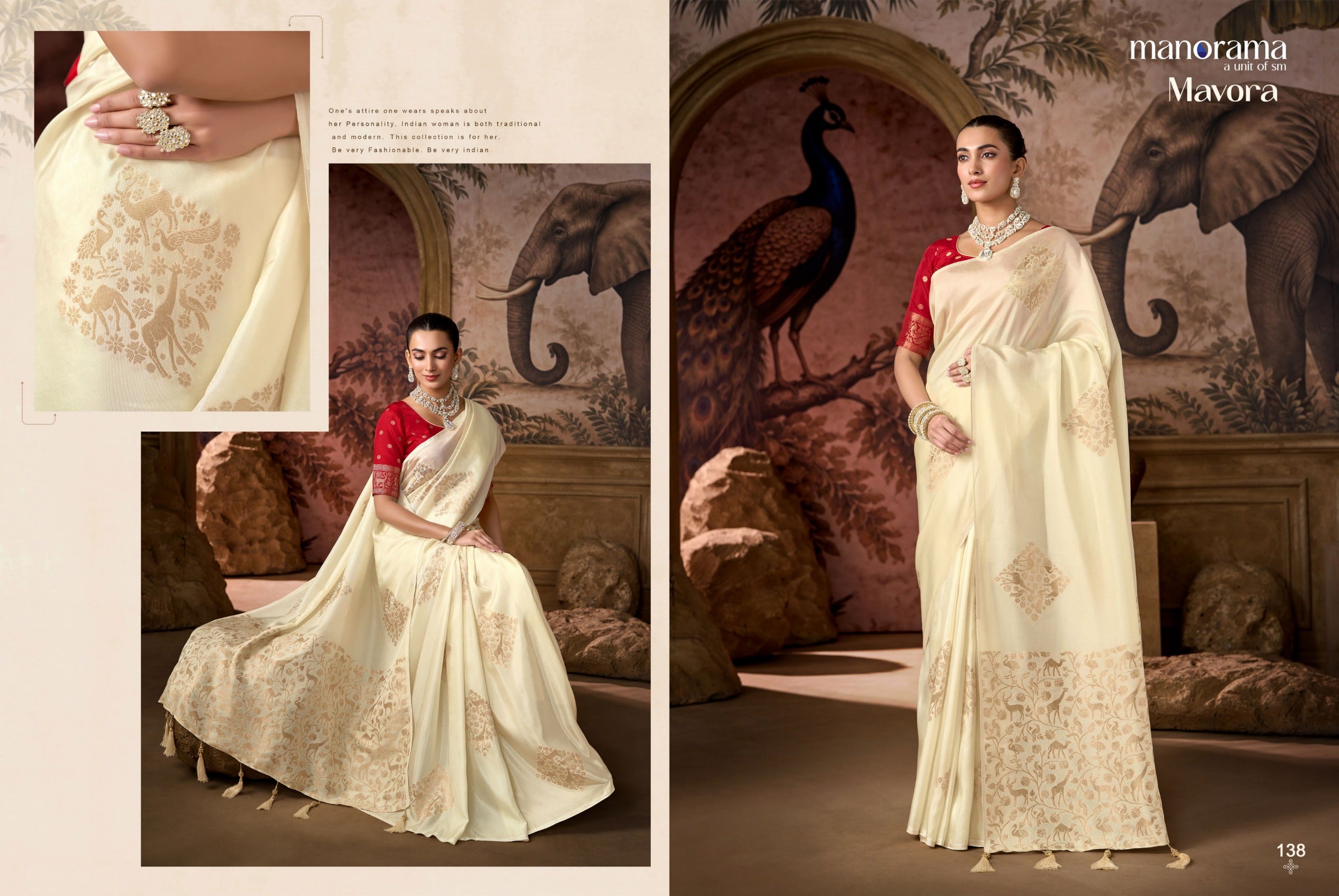 Manorama Premium Vsicose Silk Saree