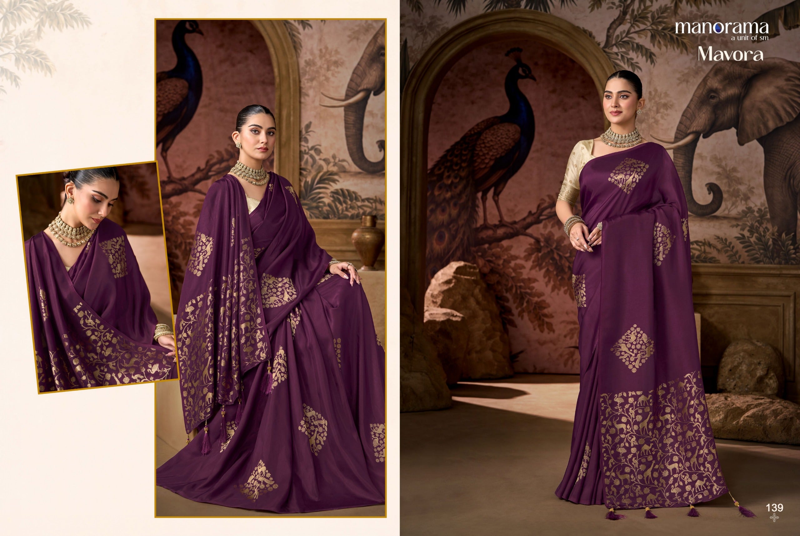 Manorama Premium Vsicose Silk Saree