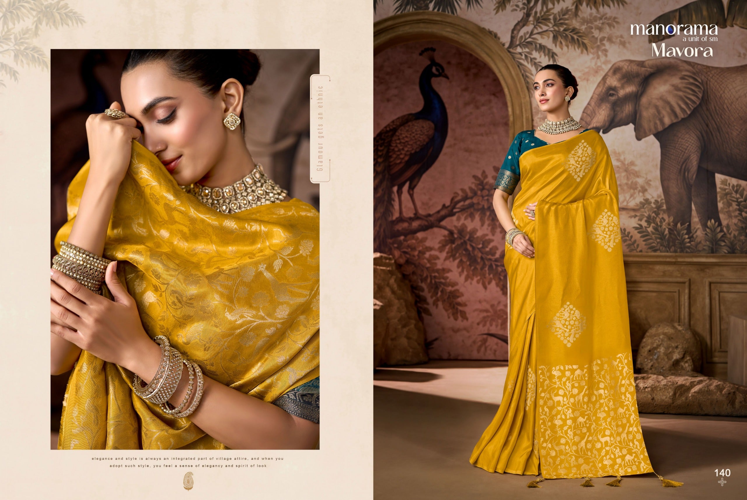 Manorama Premium Vsicose Silk Saree