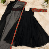 Black Elegance Anarkali Gown