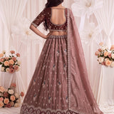 Charming Bridal Motif Handwork Lehenga