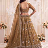 Charming Bridal Motif Handwork Lehenga