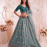 Charming Bridal Motif Handwork Lehenga