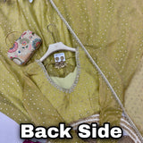 Designer Moss Butti Silk Suit
