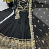Elegance Heavy Embroidered Gown
