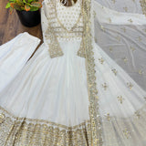 Elegance Heavy Embroidered Gown