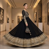 Elegance Heavy Embroidered Gown