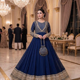 Elegance Heavy Embroidered Gown