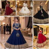 Elegance Heavy Embroidered Gown
