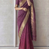 Trending Soft Tissue Silk Saree