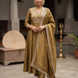 Exclusive Rangoli Crush Flared Suit